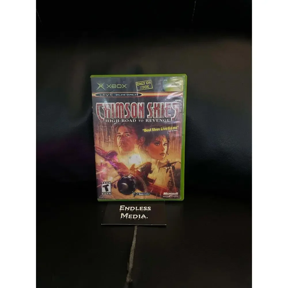 Crimson Skies Microsoft Xbox Box only Video Game